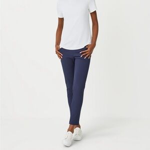 Lilly Pulitzer Luxletic Corso Pant UPF 50 True Navy Golf Fairway Performance 4